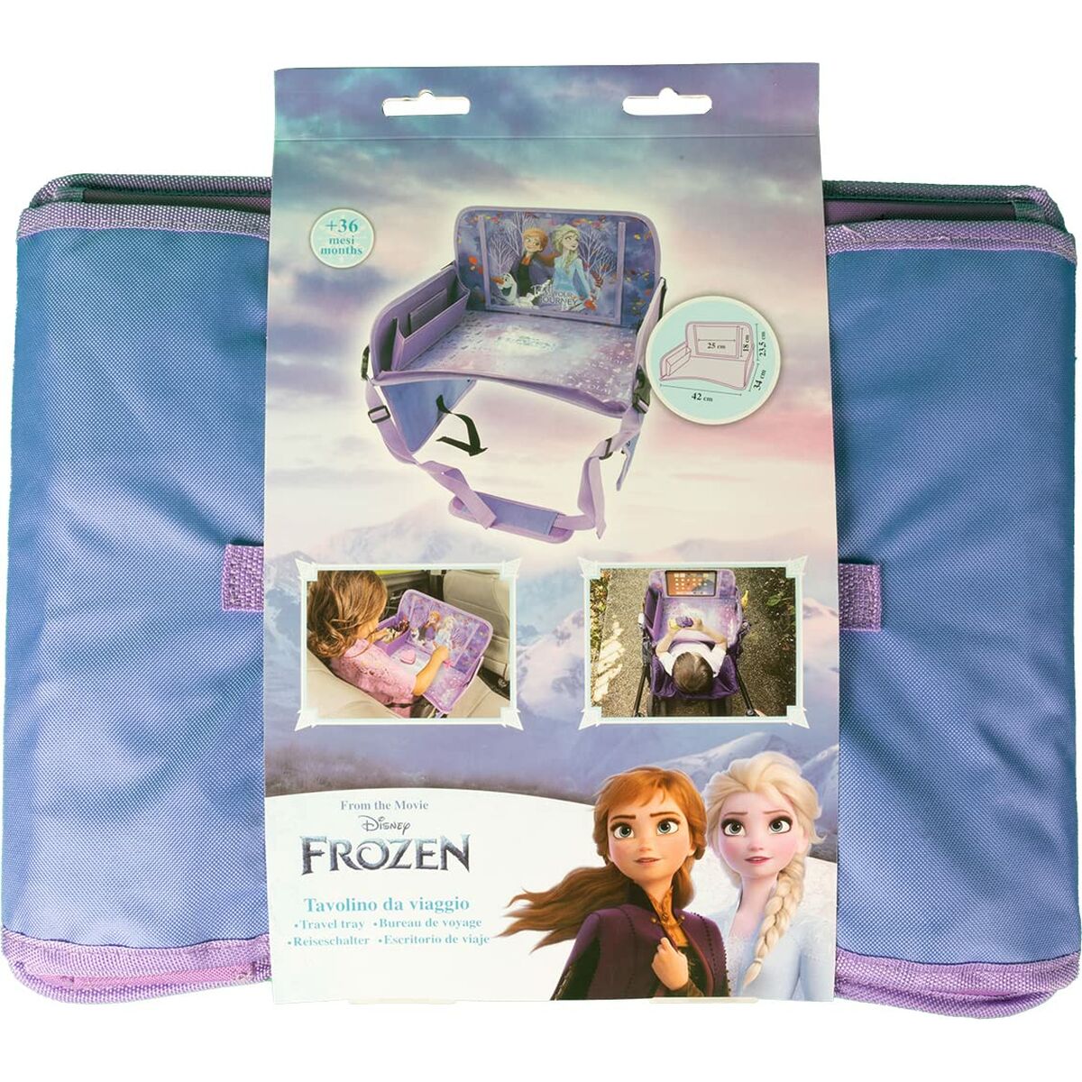 Portaoggetti per Sedile Auto Frozen CZ10641 Lilla